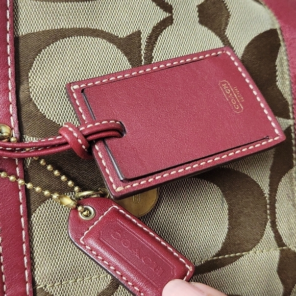 Reversible Coach signature stripe tote - Picture 3 of 12